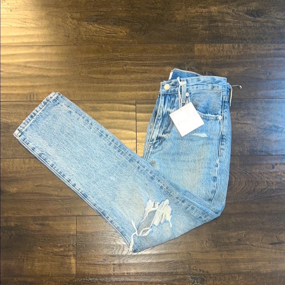 NWT Pistola Keaton High Rise Distressed Jeans